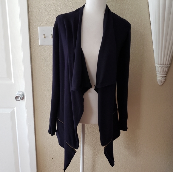 89th Madison Cascading Front Cardigan 